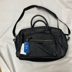 Vera Bradley Compact Weekender Denim Navy